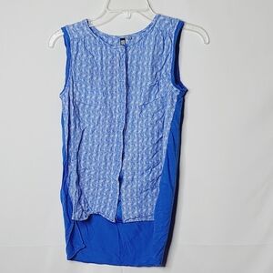 Kut from the kloth high low sleeveless blouse top